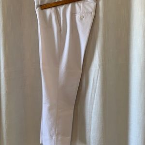 BR white work pants